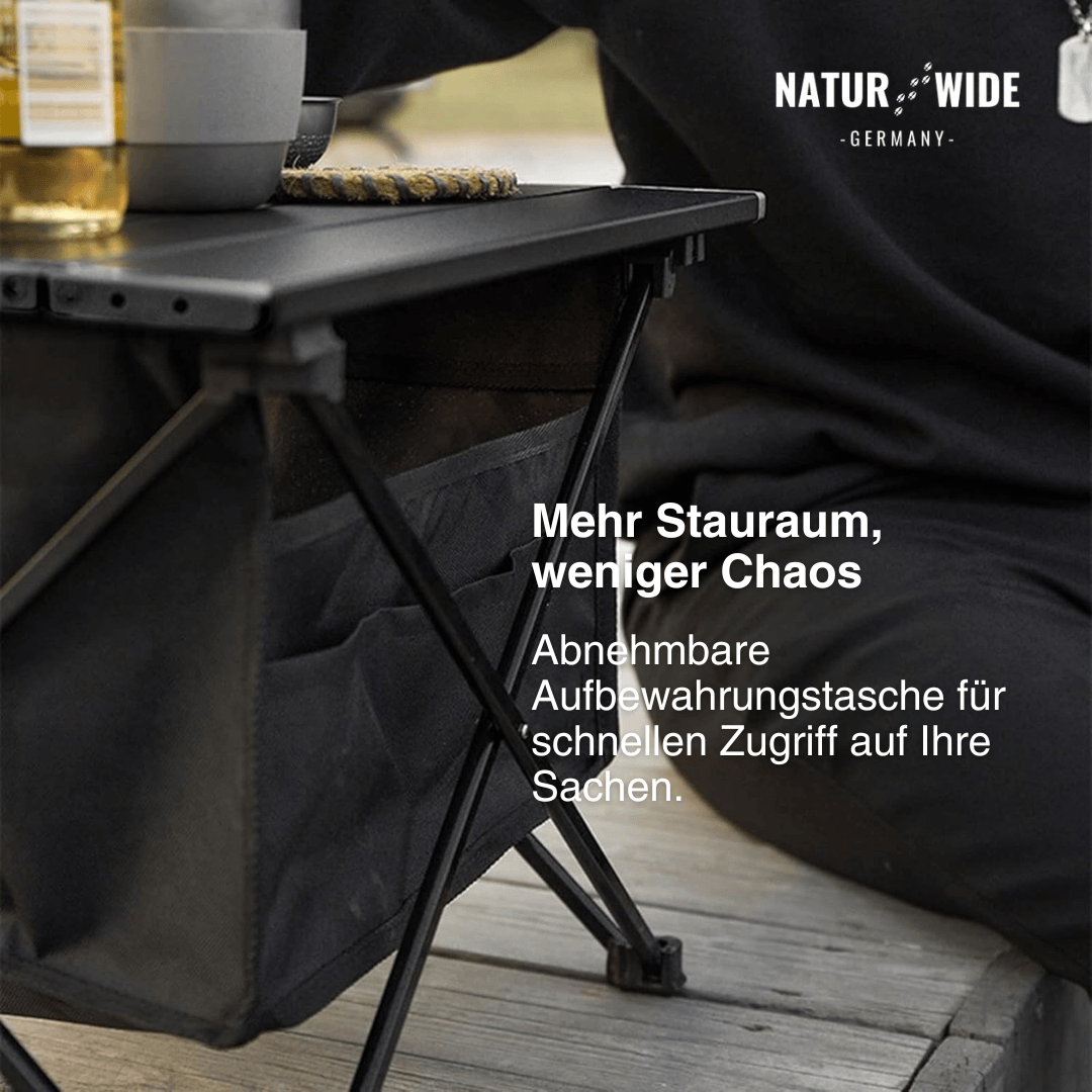 Ultraleichter Aluminium-Klapptisch für Camping
