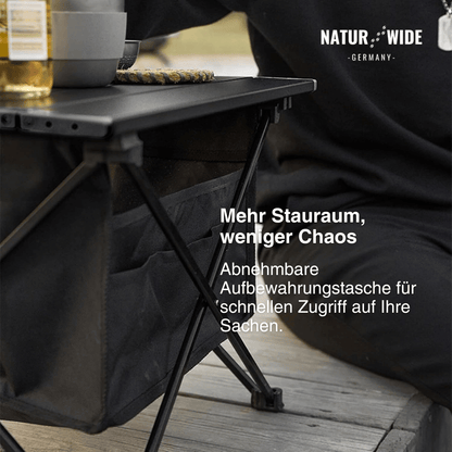 Ultraleichter Aluminium-Klapptisch für Camping