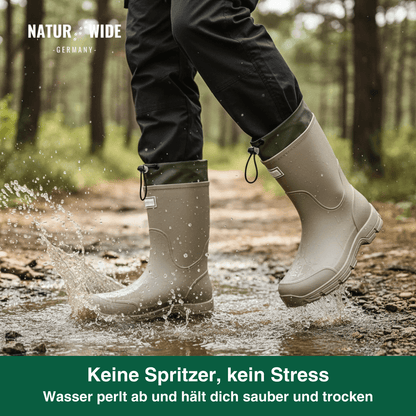 Wasserdichte Outdoor Gummistiefel unisex – Rutschfest, robust & langlebig