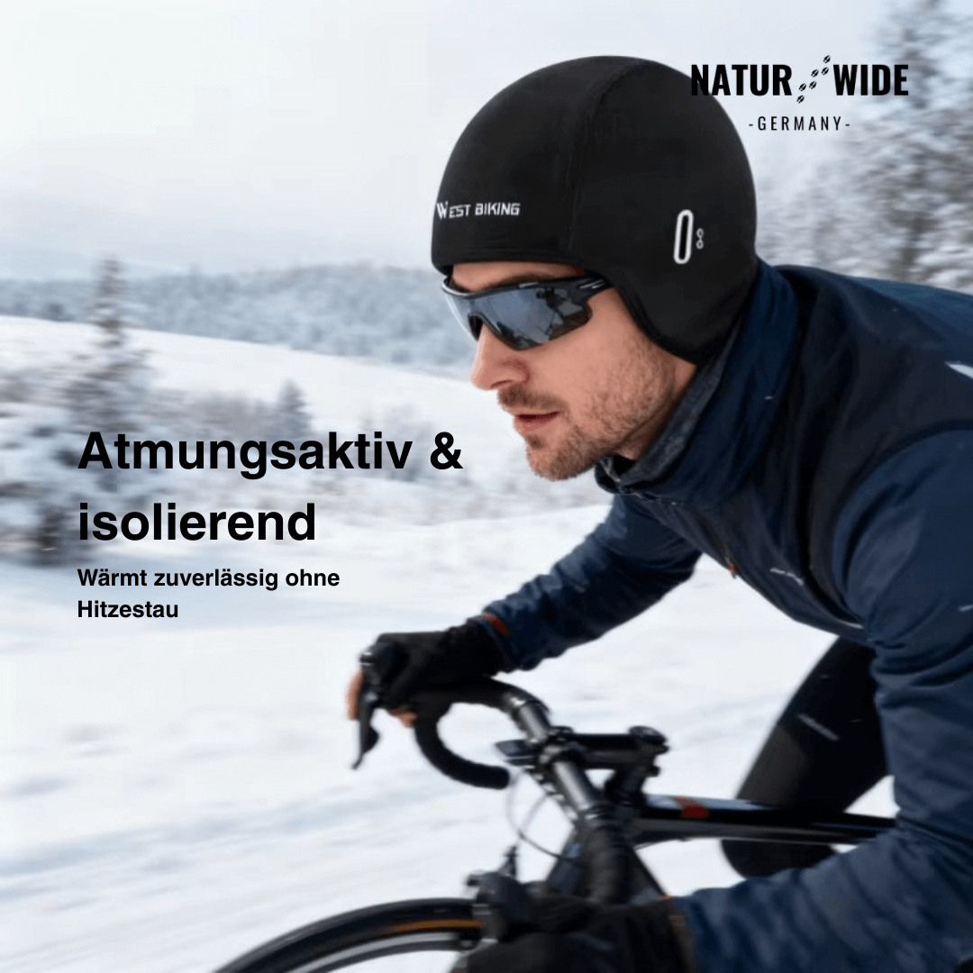 West Biking Fahrrad-Unterziehhaube – Thermo-Fleece & Sommer