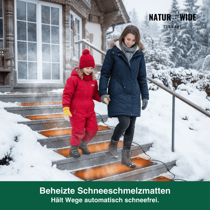 Beheizbare Schneeschmelzmatte – Anti-Rutsch Heizmatte