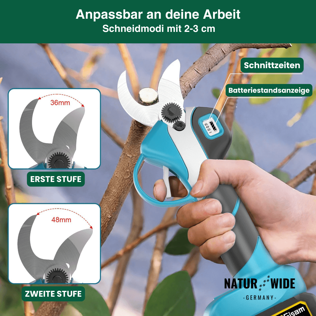 4-in-1 Akku-Teleskopsäge & Astschere – Bürstenlos (18V Kompatibel)