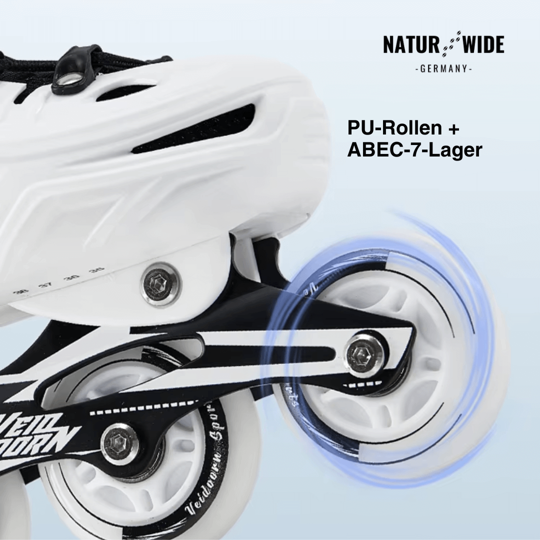 Verstellbare Inline Skates – Leuchtrollen (Kinder & Erwachsene)