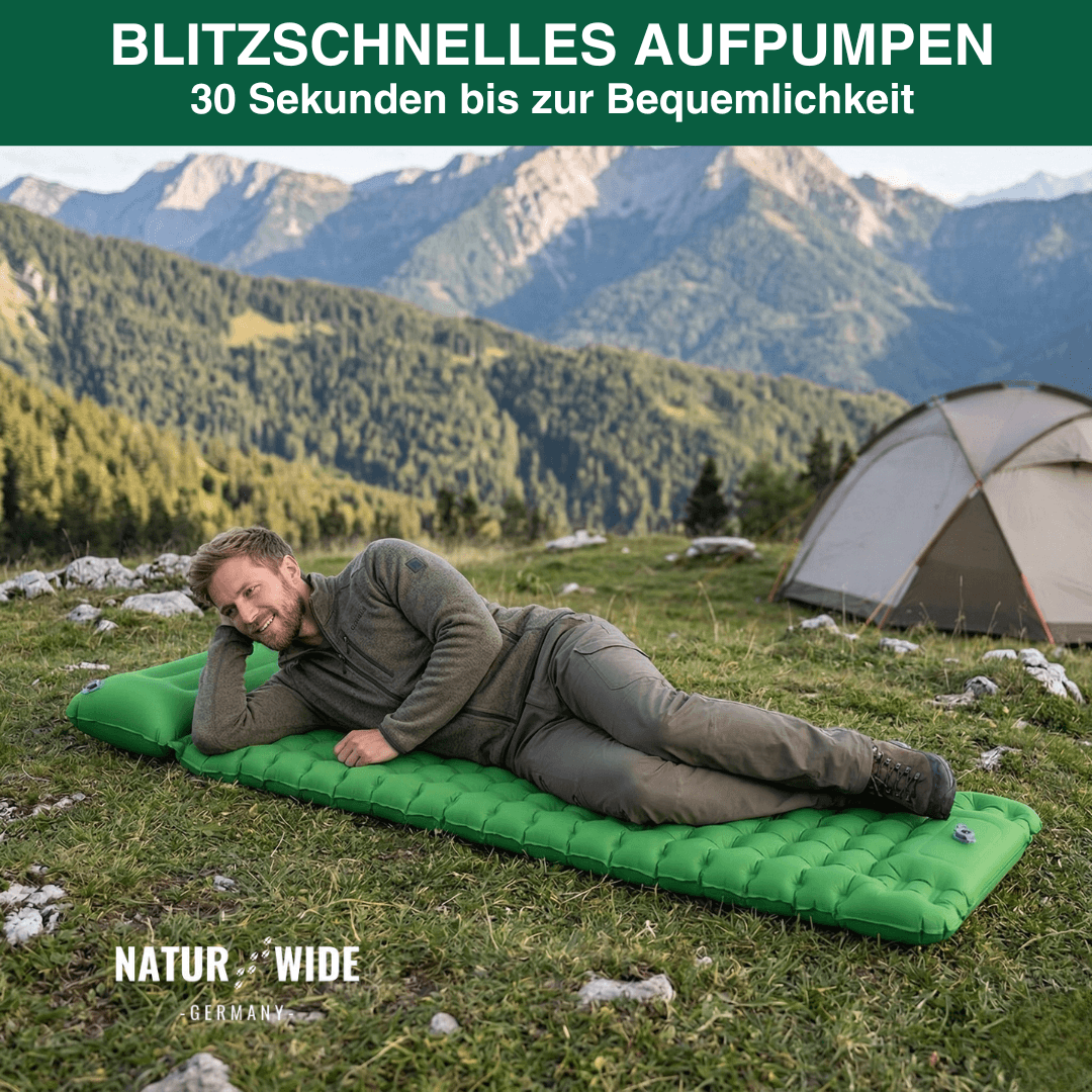 Ultraleichte & kompakte Isomatte - perfekt für unterwegs & Abenteuer