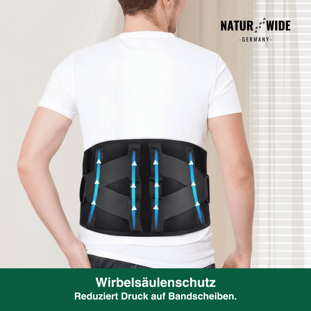 Rücken-Massagegürtel – Wärme, Vibration & Rotlichttherapie