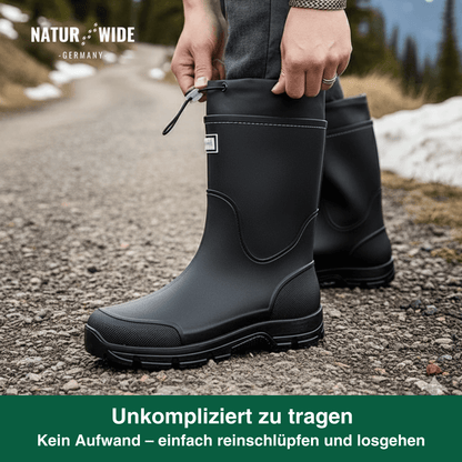 Wasserdichte Outdoor Gummistiefel unisex – Rutschfest, robust & langlebig