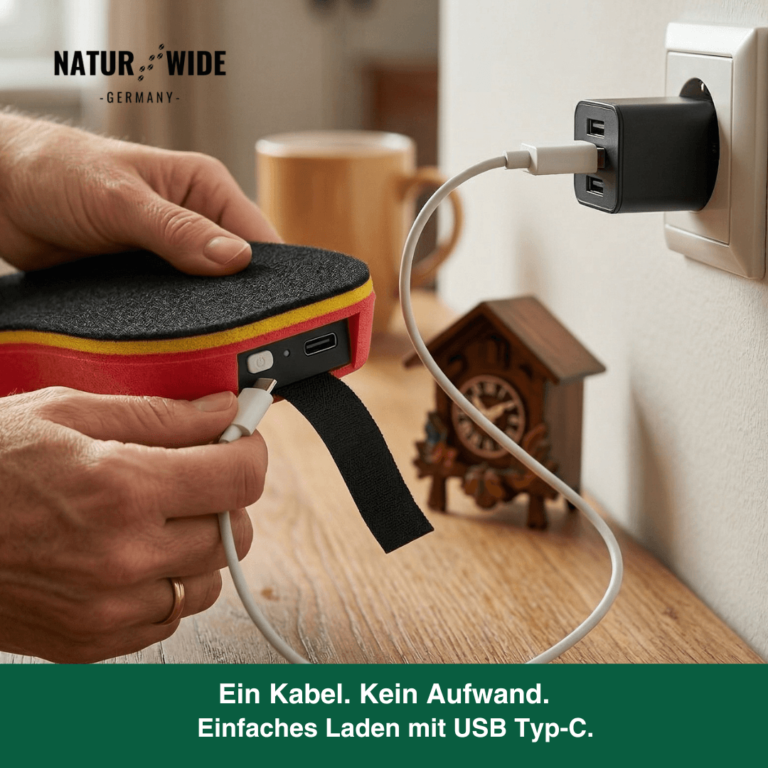 App-Gesteuerte Smarte Wiederaufladbare Beheizte Einlegesohlen