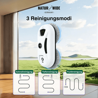 Ultradünner Fensterreinigungsroboter mit Fernbedienung