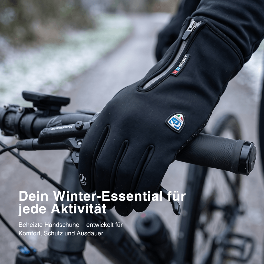 Beheizte Handschuhe (Powerbank-betrieben) –  Wasserdicht & Winddicht