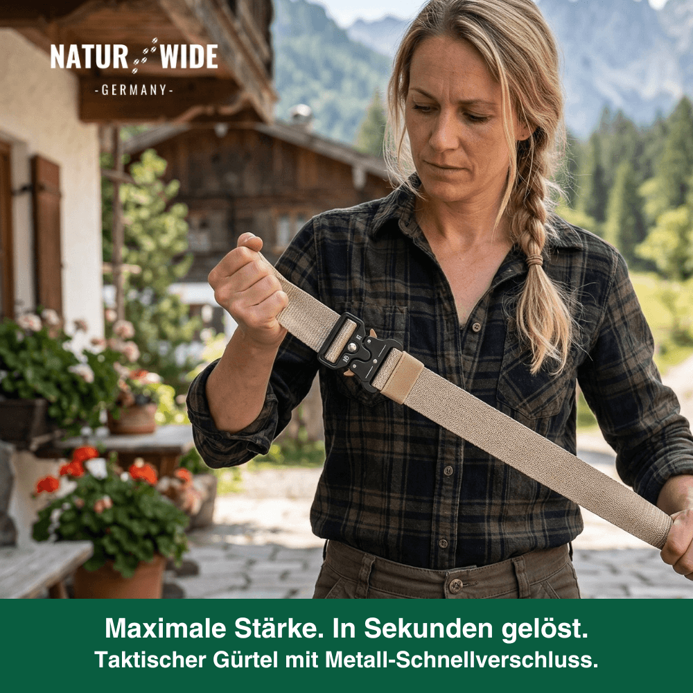Taktischer Outdoor-Gürtel - Dein zuverlässiger Begleiter in jeder Lage