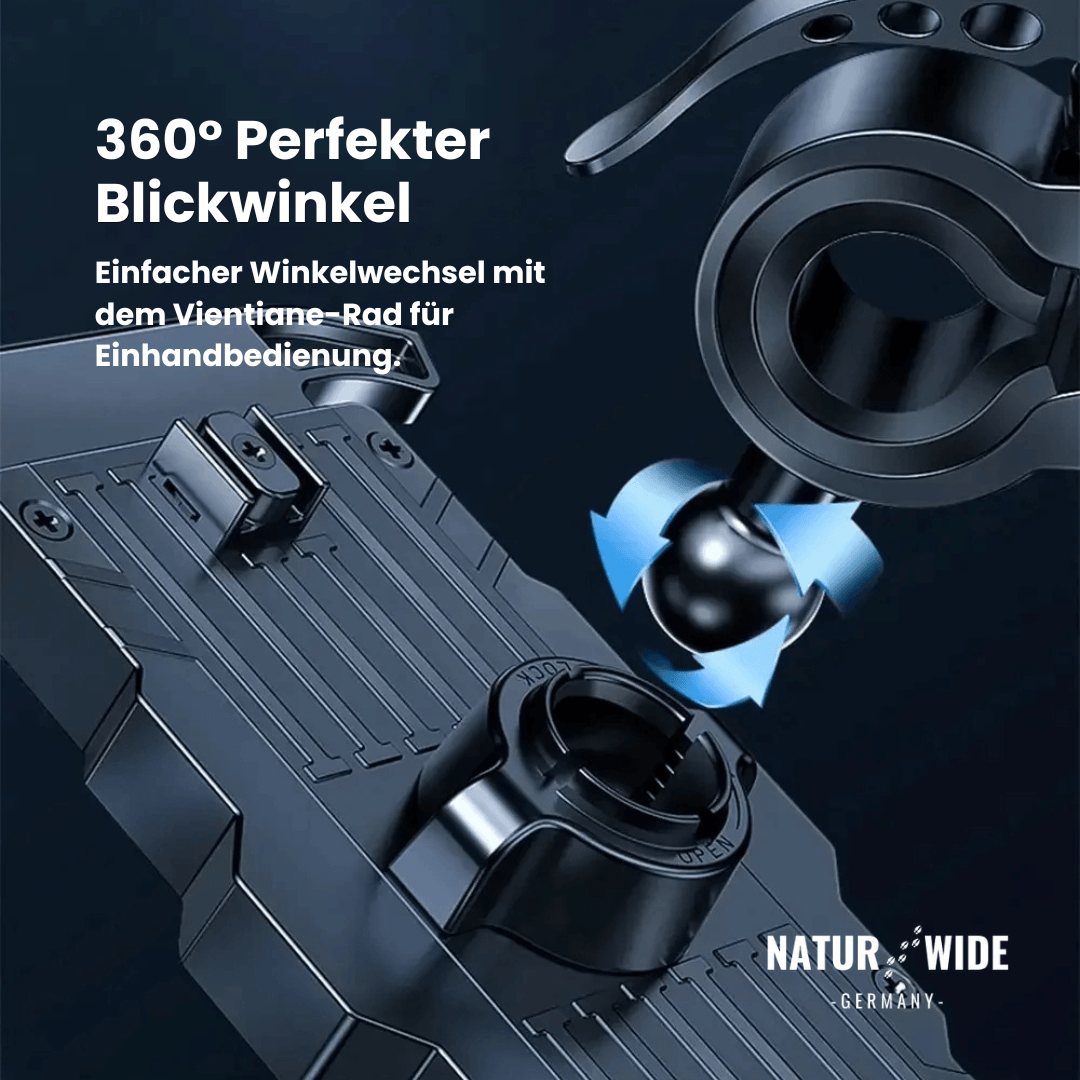 Sicherer Motorrad & Fahrrad-Handyhalter – 1-Sekunden-Schnellverschluss