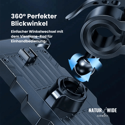 Sicherer Motorrad & Fahrrad-Handyhalter – 1-Sekunden-Schnellverschluss