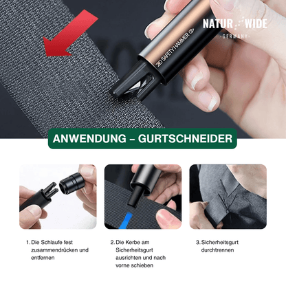 Auto Notfall Fensterbrecher & Gurtschneider Werkzeug