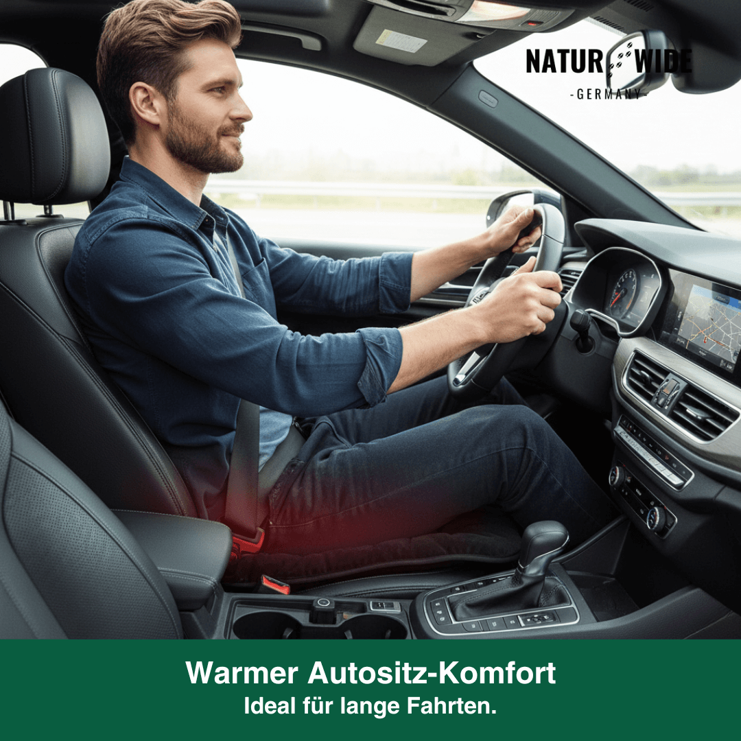 USB Beheiztes Sitzkissen 45cm – Heizmatte für Büro, Auto & Tier