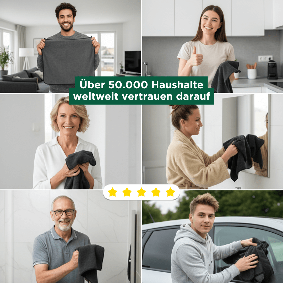 Ultra Trockentuch XXL - Extra Dick & Saugstark Premium Mikrofaser