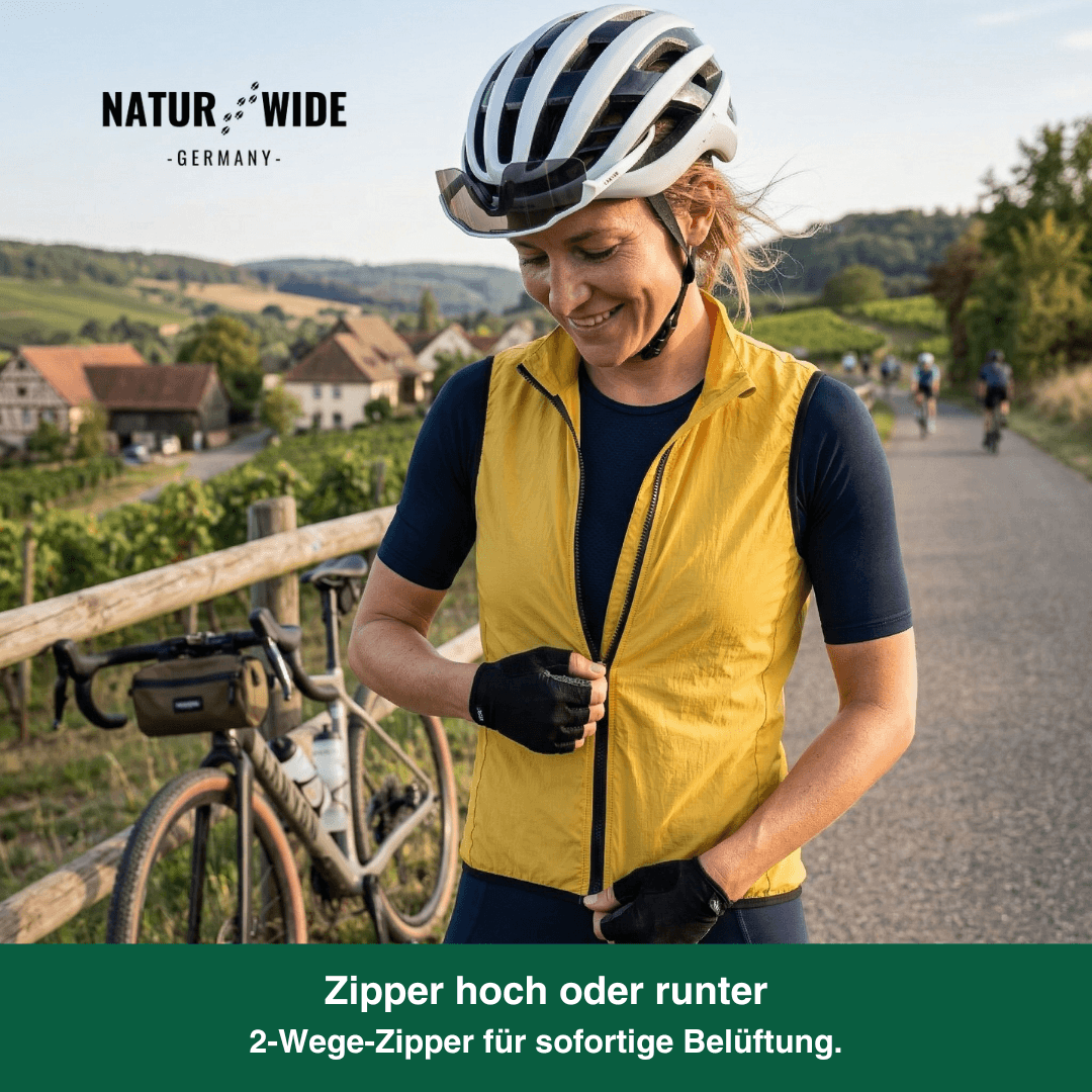 Ultraleichte Windabweisende Radfahrweste