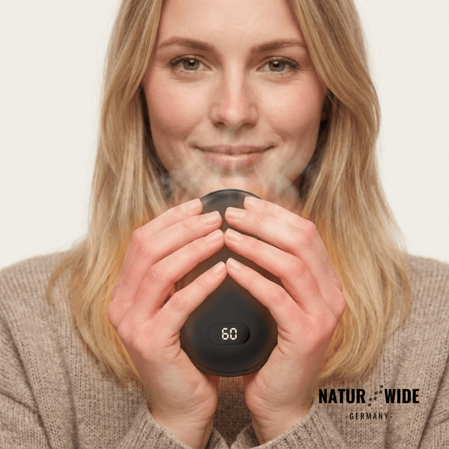 Doppel Heiz Handwärmer – wiederaufladbarer Taschenwärmer