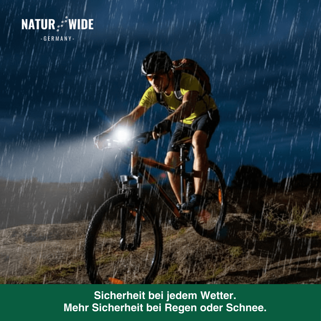 Fahrradlicht Set Front + Rücklicht