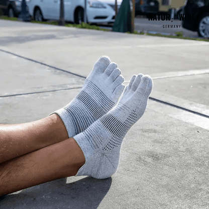 Fünf-Zehen-Sportsocken – Schnelltrocknend für Laufen & Radfahren