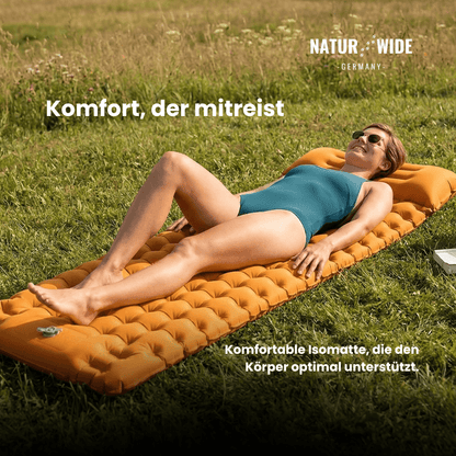 Ultraleichte & kompakte Isomatte - perfekt für unterwegs & Abenteuer