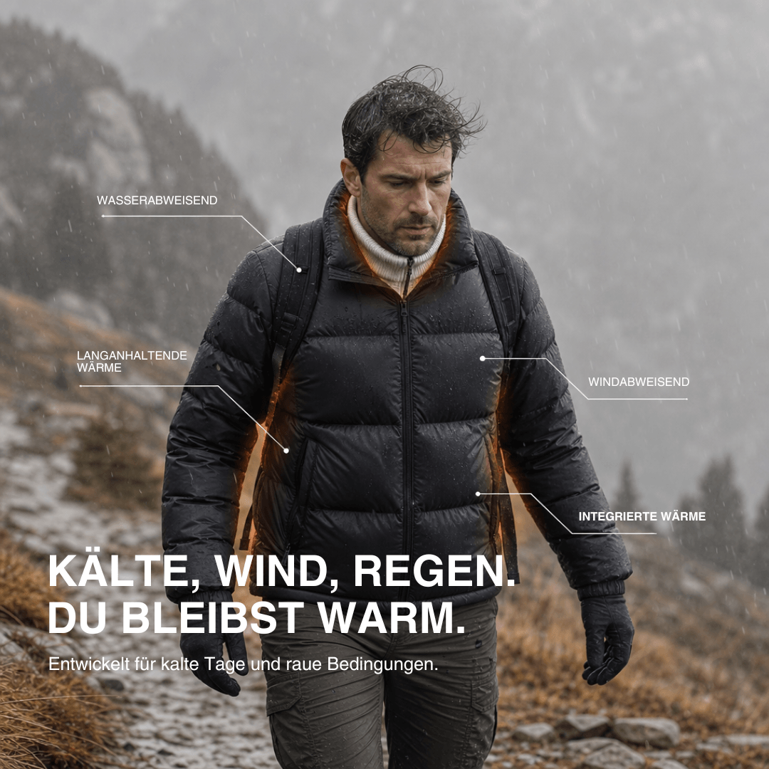 Beheizte Winterjacke – 6 Heiz-Zonen, wasserdicht & extra warm für Damen & Herren