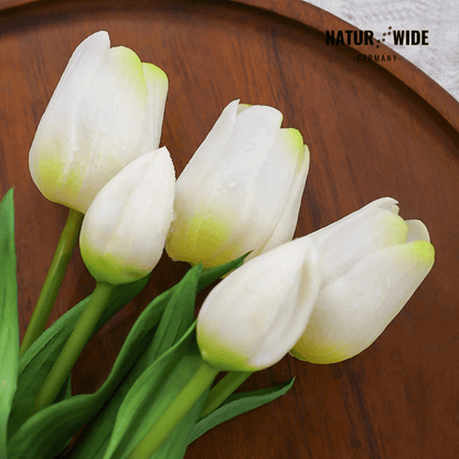 5er Bundle Künstliche Tulpen – Realistische Deko Blumen