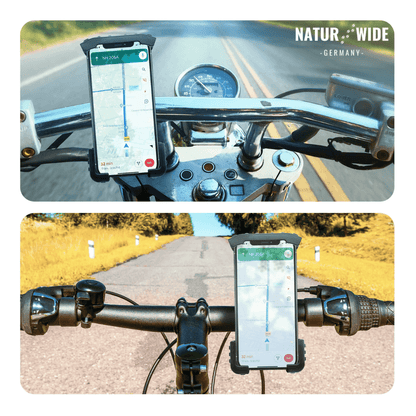 Sicherer Motorrad & Fahrrad-Handyhalter – 1-Sekunden-Schnellverschluss