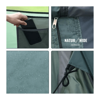 Pop-Up Wurfzelt 5-8 Personen – Automatisches Campingzelt Wasserdicht