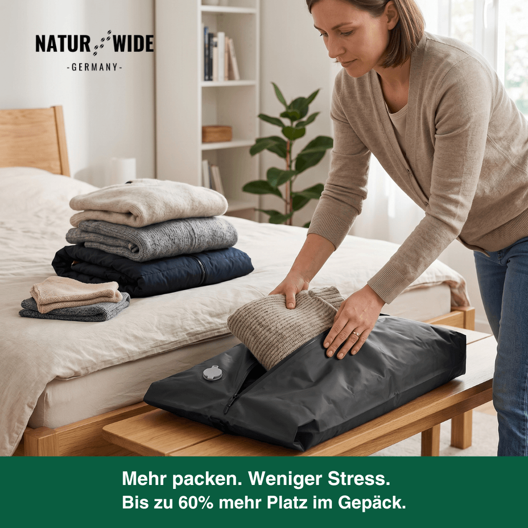 Vakuum-Kompressionsbeutel – Reise- & Aufbewahrungsorganizer
