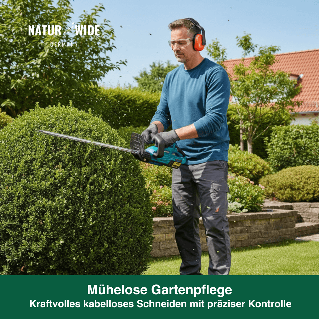 Akku-Heckenschere Bürstenlos – 51 cm Klinge