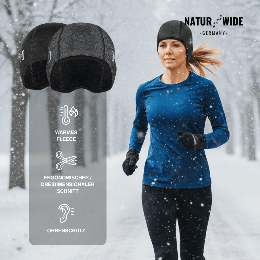 West Biking Fahrrad-Unterziehhaube – Thermo-Fleece & Sommer