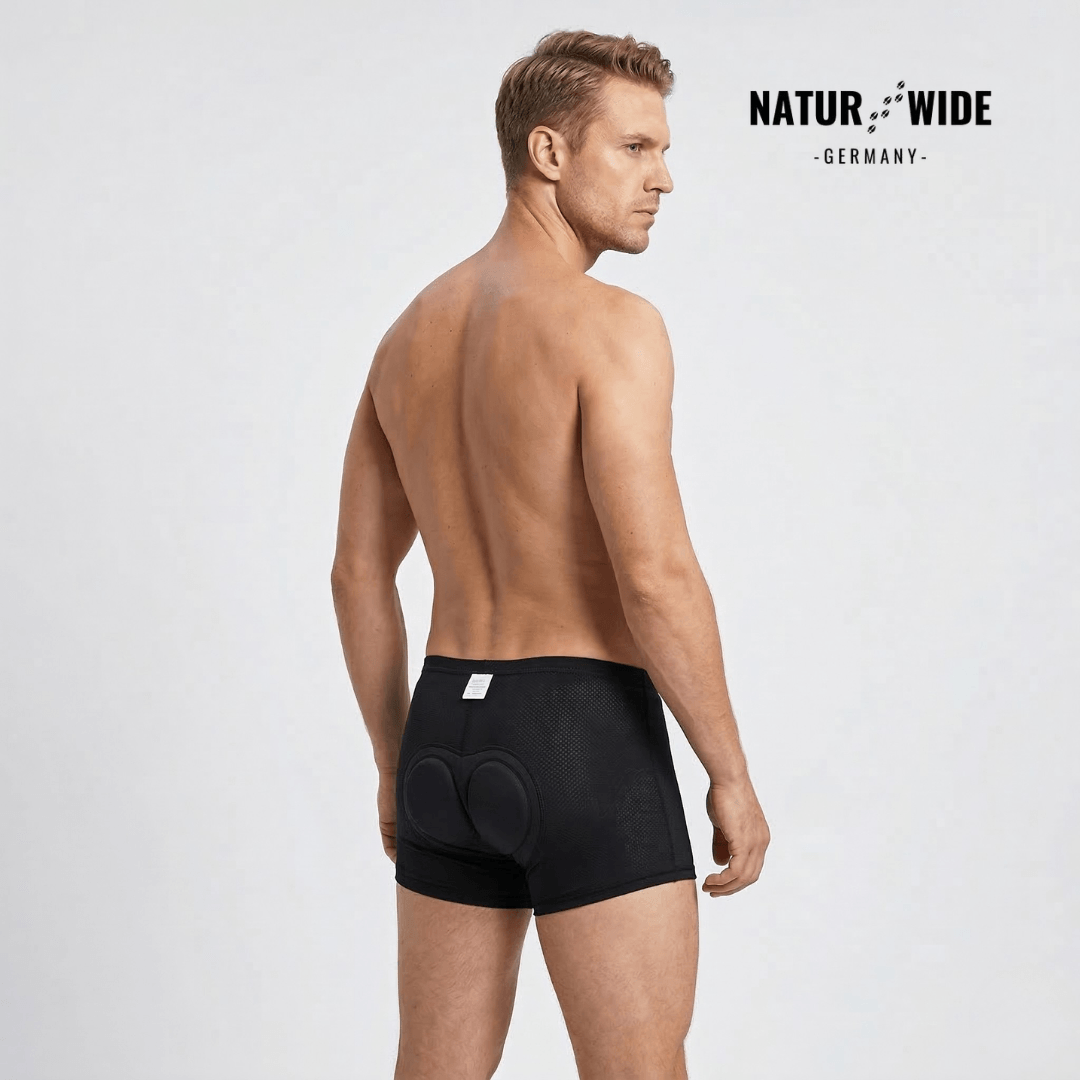 Herren 4D Gepolsterte Fahrrad-Unterhose