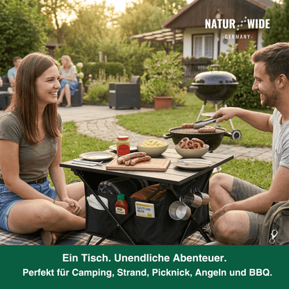 Ultraleichter Aluminium-Klapptisch für Camping