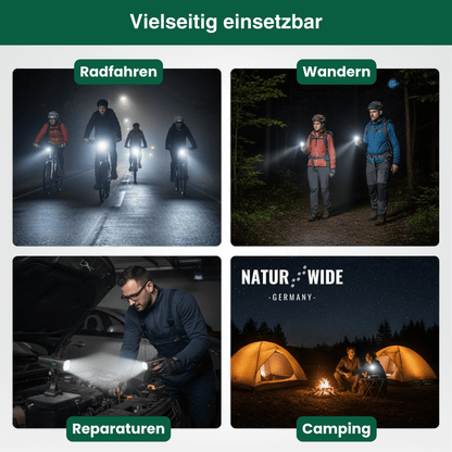 Fahrradlicht Set Front + Rücklicht