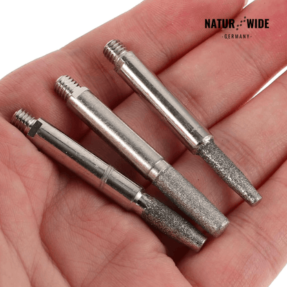 12er Set Ersatz-Schleifkopf für Manuelles Kettensägen-Schärfgerät