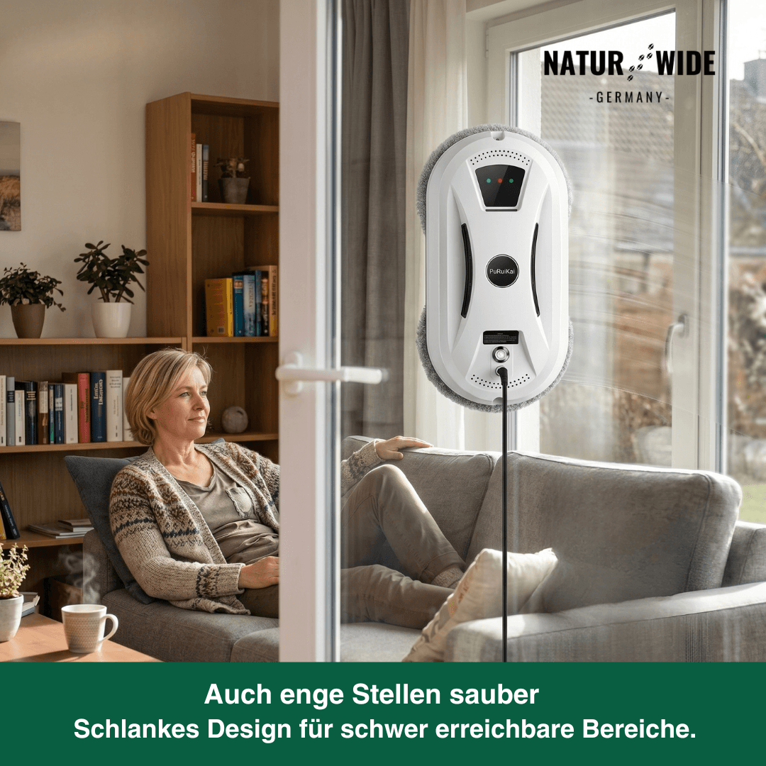 Ultradünner Fensterreinigungsroboter mit Fernbedienung