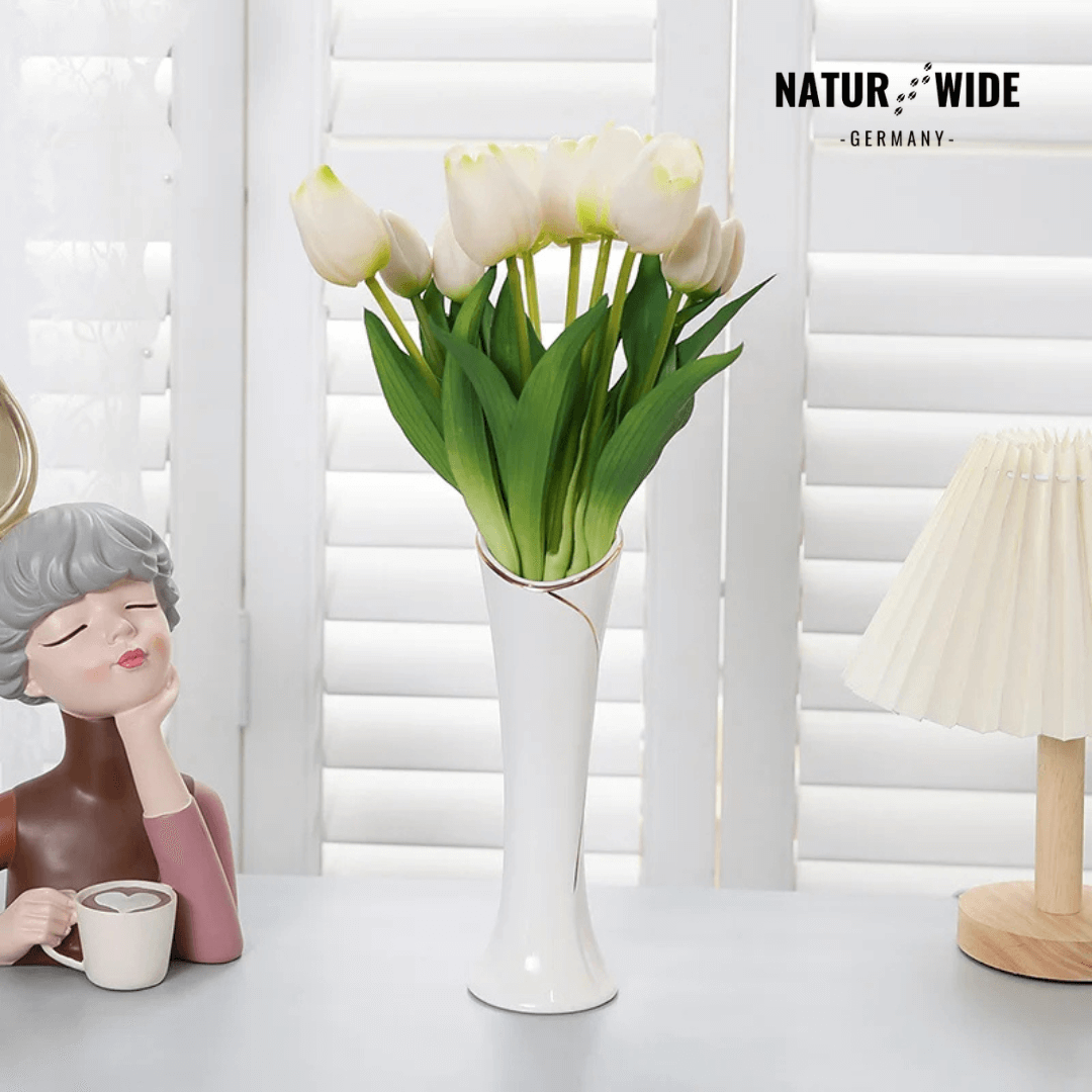 5er Bundle Künstliche Tulpen – Realistische Deko Blumen