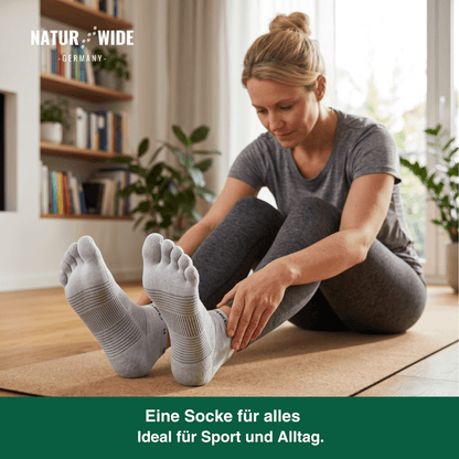 Fünf-Zehen-Sportsocken – Schnelltrocknend für Laufen & Radfahren