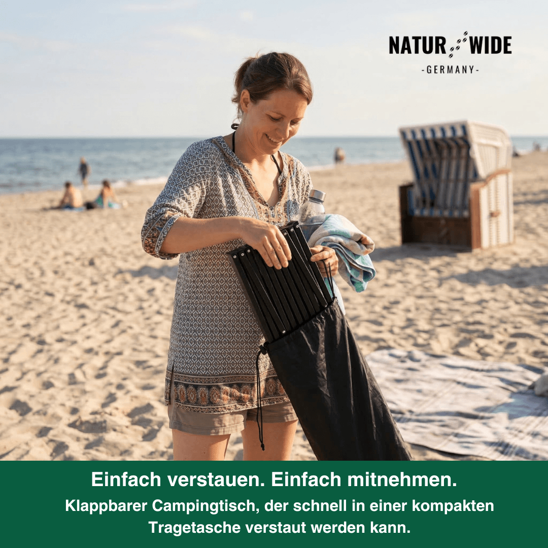 Ultraleichter Aluminium-Klapptisch für Camping