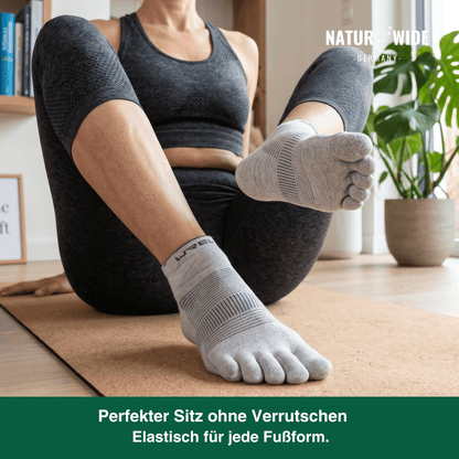 Fünf-Zehen-Sportsocken – Schnelltrocknend für Laufen & Radfahren