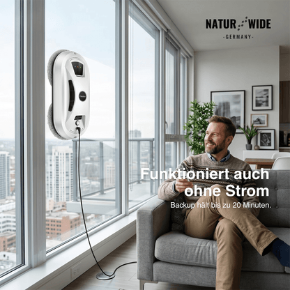 Ultradünner Fensterreinigungsroboter mit Fernbedienung