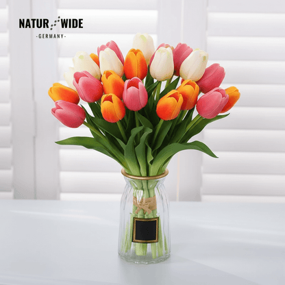 5er Bundle Künstliche Tulpen – Realistische Deko Blumen