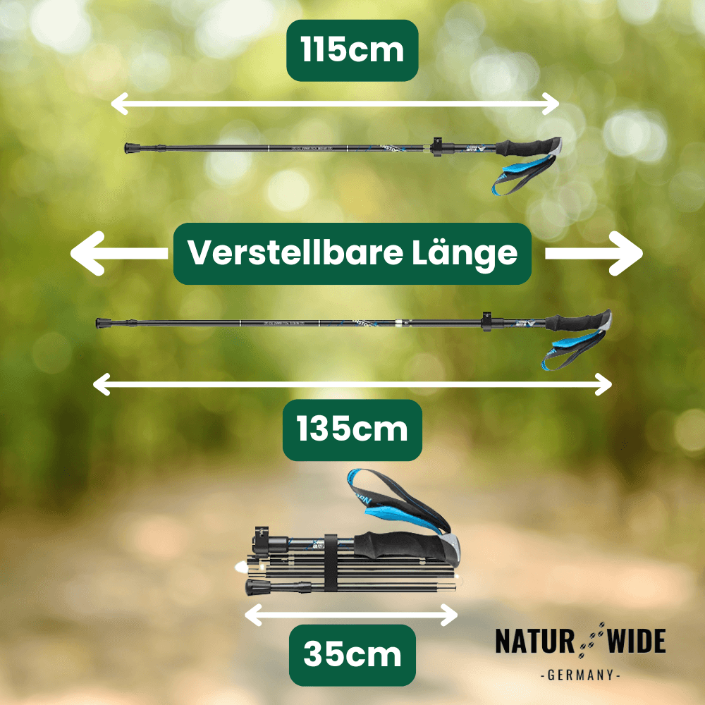TrekMaster – Ultraleichte Wanderstöcke für jedes Gelände