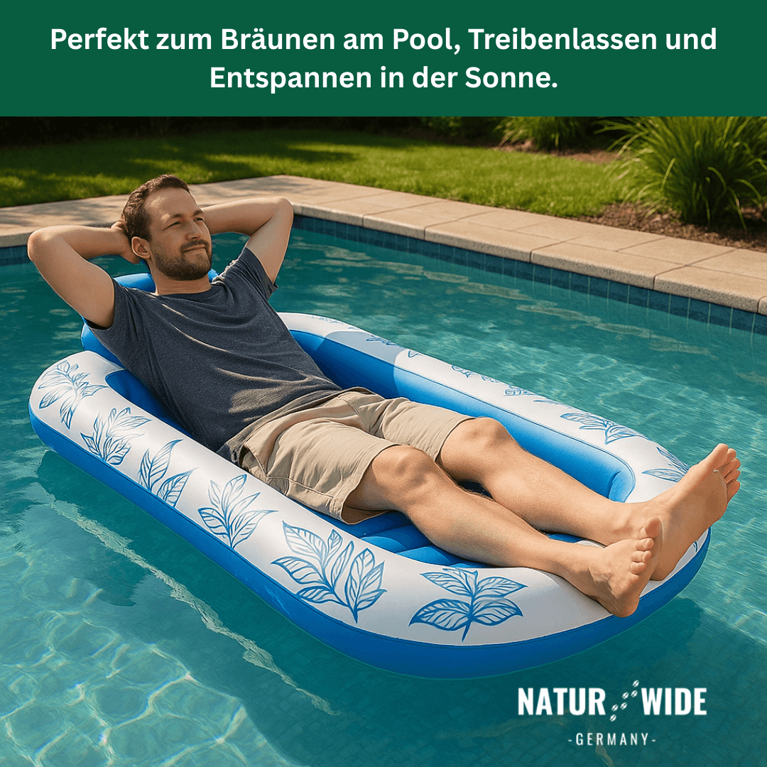 Doppelte Luftmatratze – XXL Pool für 1-2 Personen