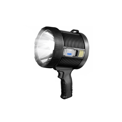 Wiederaufladbarer LED-Strahler – 900000 Lumen, Solar & USB