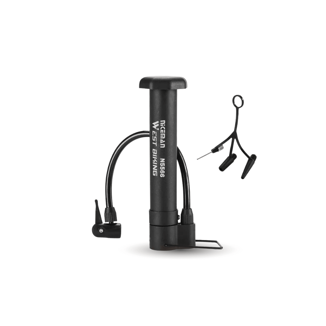 Manuelle Standfahrradpumpe & Aufblasgerät 5,5 bar