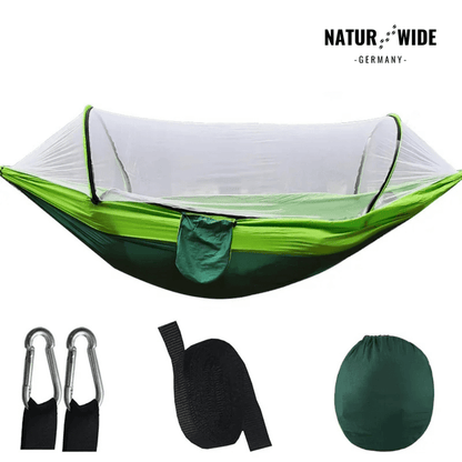 Camping-Hängematte mit Moskitonetz