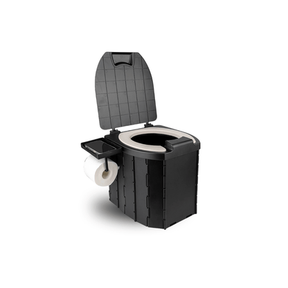 Tragbare Falt-Toilette – Klappbare Campingtoilette für Erwachsene