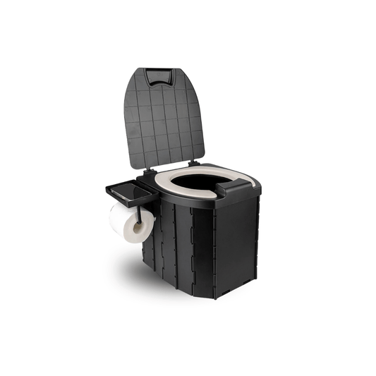 Tragbare Falt-Toilette – Klappbare Campingtoilette für Erwachsene