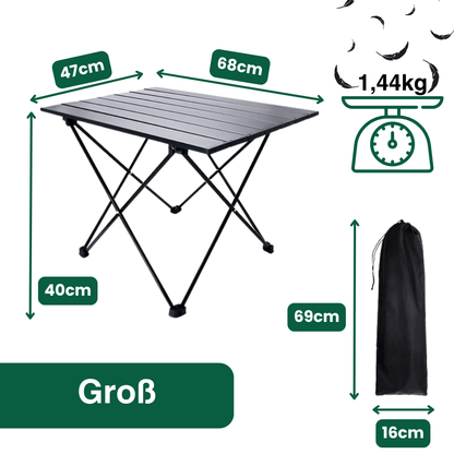 Ultraleichter & robuster Camping-Tisch